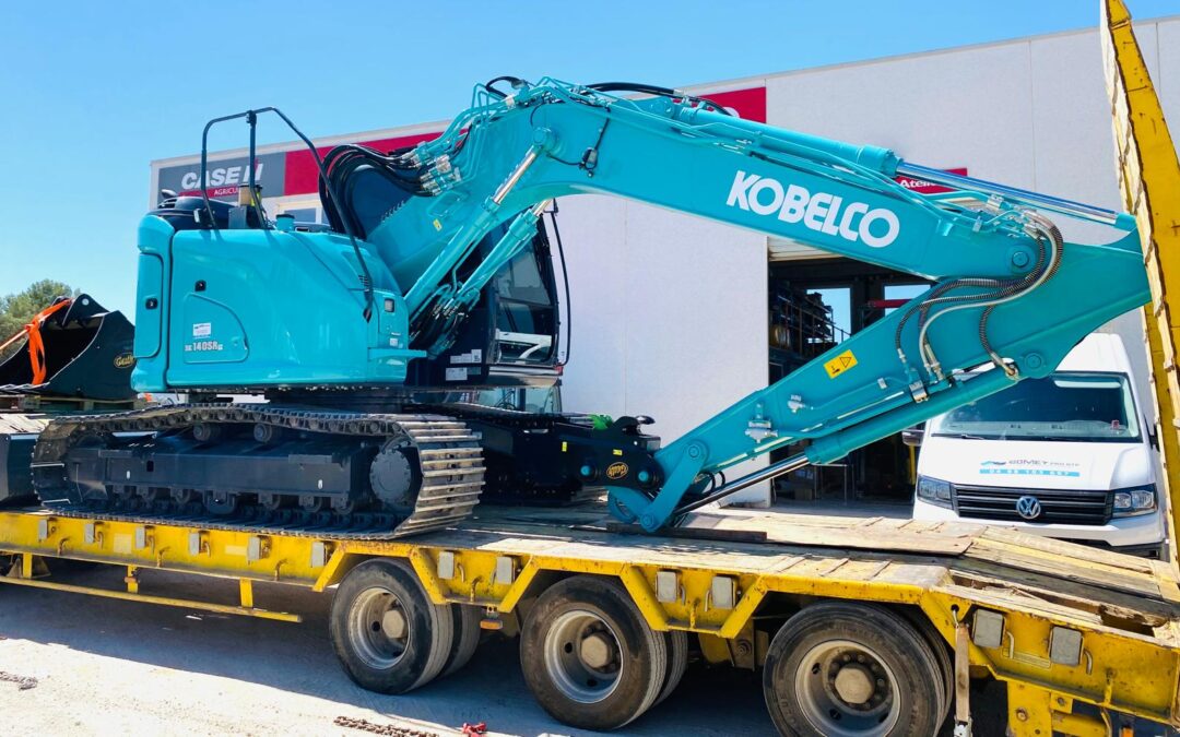 MISE EN ROUTE : PELLE KOBELCO SK140SRLC-7
